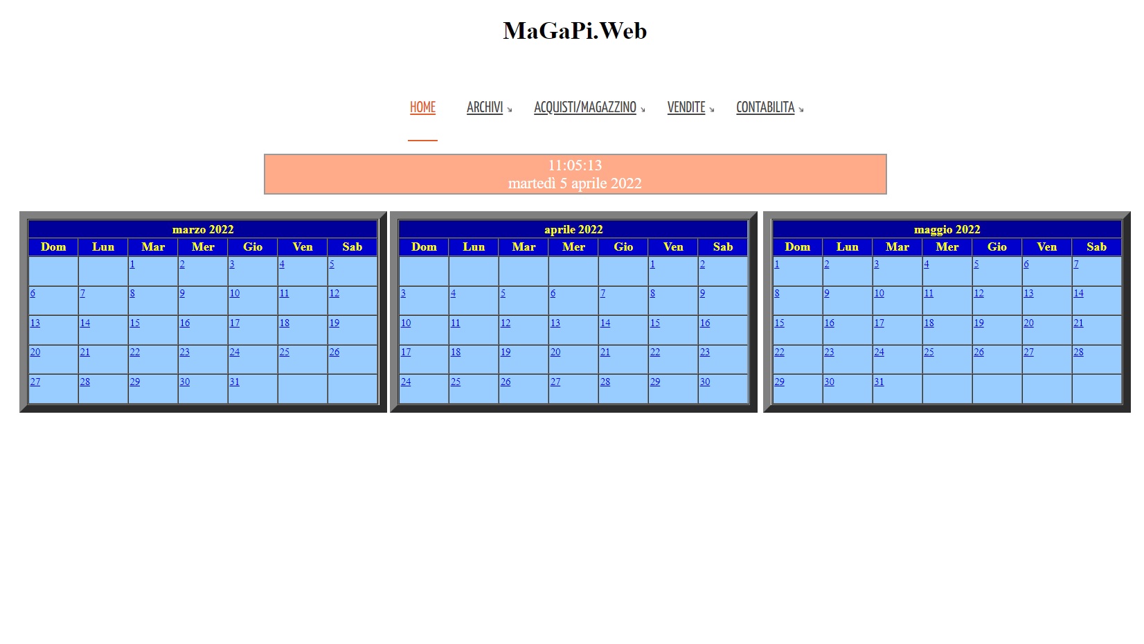 Magapi Web